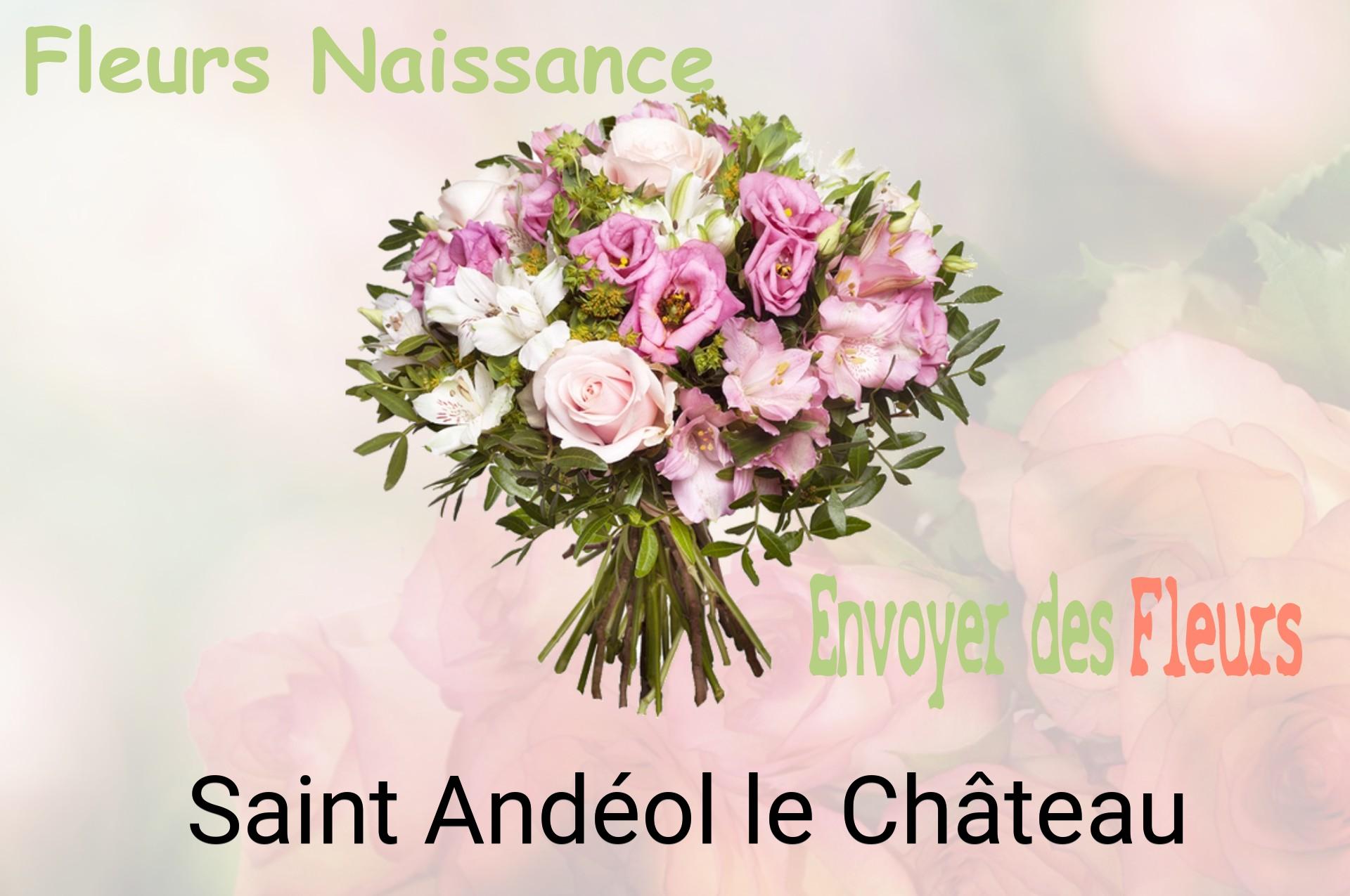 Bouquet de fleurs de naissance livré à Saint-Andéol-le-Château